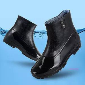 남우화 방수화 물 가벼운 신발 장화 발목 작업 주방화 주방화물bcd057