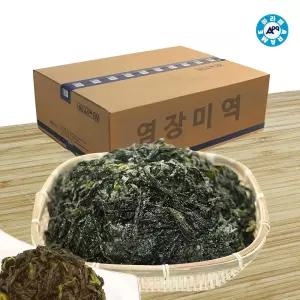 염장미역 10kg 건미역 자른 가루 전통 완도 남해안 곰피
