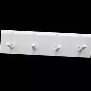 심플 AAI881R8 다용도 후크걸이 화이트 벽걸이후크 4구걸이