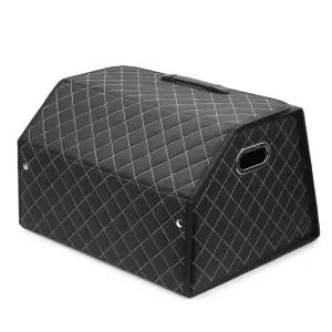 차량용 착 트렁크정리함 수납함 용품 AP13 M 골드격자박스 용함 자동차 자동차함 용용품 가죽함