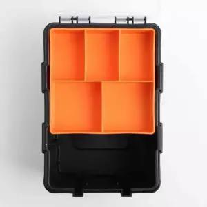 멀티박스(2단 KMK722Q6 6칸) 다용도투명수납함 플라스틱사물함