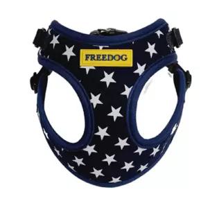 강아지 튼튼한 가슴줄 네이비 M 1P 가슴 산책 외출애견가죽 하네스 편리한 용품 반려편안한 반려