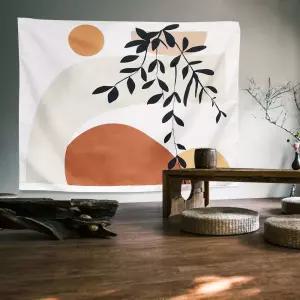 대형 패브릭 포스터 덩굴 L천가리개 인텍리어 가림막 바란스