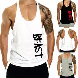 LD-1261 헬스나시(비스트)남자 패션 민소매티 캐주얼 남성 스포츠 트레이닝 체육 데일리 나시