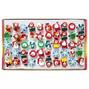 크리스마스 불빛 반지 50개 패션 디자인 파티 빛나는 라이팅 코스튬 장난감 데코 성탄절