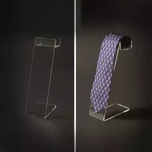 아크릴 상품진열대 넥타이 L형소품 전시대 받침대 거치대 스탠드 작품 매장디스플레이 엽서 액자 책상정리
