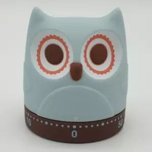 공부알람시계 아날로그 태엽 쿠킹 타이머 부엉이주방 수동 요리 베이