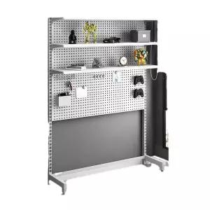 타공보드 책상 책장 스탠드 인테리어 타공판 선반 학생용 데스크 스틸 조립식