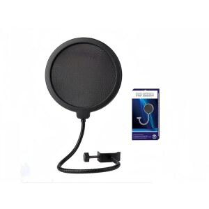 360 유연한 스크린 쉴드 블로커 필터 암이 프로페셔널 있는 안정화 마이크 구스넥 마스크 LIUSM