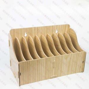 헌금봉투 꽂이 기독교 봉투 원목 구역별 18칸 전화기 성당 상자 나무 모금함 거치대