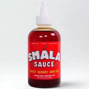 스말라 칠리 오일 소스 - 톡 쏘는 맛 매콤함 감칠맛 우마미 피자 고기 채소 라면 면 만두 마늘 양파 쓰촨