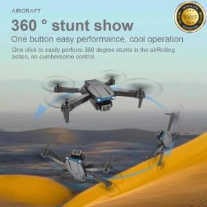 E99Pro HD 드론. 4K 듀얼 WiFi FPV 장애물 회피 기능. 항공 촬영을 위한 전문 쿼드콥터.