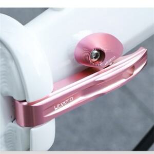 Litepro 접이식 자전거 클램프 힌지 레버 핸들 Dahon/fnhon 용 알루미늄 합금 프레임 고정 잠금 장치