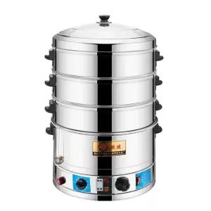 업소용 대형 전기찜기 4단 호빵 연소 기계 딤섬 스테인레스