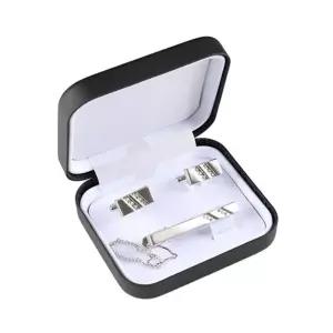 SASF21088 슬래쉬 큐빅 수트 악세사리 세트남자패션타이핀 넥핀 넥용 정장 디자인넥 정장넥