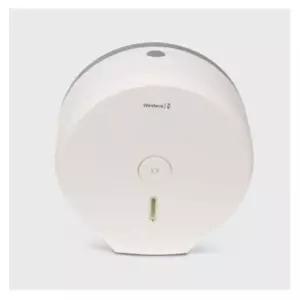 리빙듀오 클린 점보롤 디스펜서 화이트스텐휴지케이스 업소용 스펜서 롤용 케이스 점보 화장실