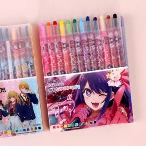 최애의아이 12색 슬라이더 연필컬러펜슬 미술연필 연필 그림놀이연필