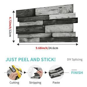 KUUJOJO 껍질과 스틱 타일 스티커 부엌 욕실, 침실 장식에 대 한 Backsplash에 자기 접착