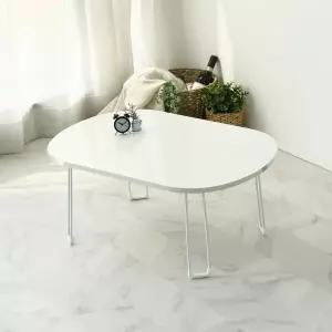 타원형 접이식 좌식 소파 거실 테이블 720mm디자인 좌탁 쇼파 형테이블