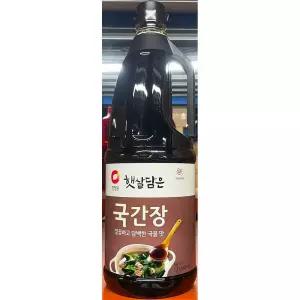 대상 국간장 자연숙성 1.7L간 조미료 맛있는간 소스 간소스 업소용간 식자재 유통 가게용 식당용 음식 조리