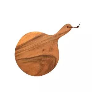 bns 아카시아 나무 원형 서빙보드 대 302mm