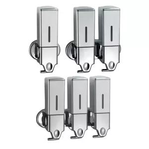 호텔 욕실 벽걸이 디스펜서 흠 샴푸통 핸드워시 1구 손세정기 정제 비누기 바비 폰세탁기 물비누 세제 소독