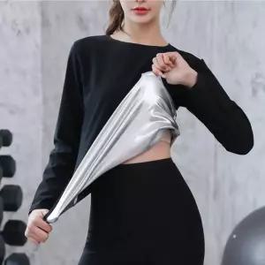 안감 전체 땀복 코팅 가볍고 신축성 좋은 여성 티셔츠조깅 스포츠웨어 트레이닝룩 여자헬스장 상의 러닝 여