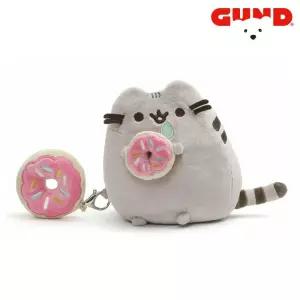 푸쉰고양이 핑크도넛 가방고리장난감 완구 유아 인형 강아지인형