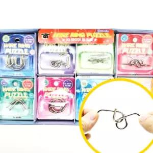 교육용 대량 퍼즐링 보드 플레이 iq 8종류 달란트버블 유치원답례품 IQ 어린이집선물 워터게임기 두뇌개발