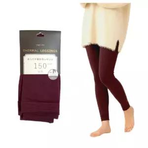 일본직수입 150D 기모 레깅스 와인 LL-3L스타킹 요가 융레깅스 여자 임산부