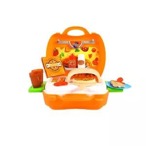 피자가게를 열어 역활 놀이를 해보는 가방세트 22pcs역할 소꿉 장난감 어린이선물 어린이이 여아 여자아아