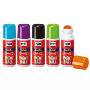 프릿 페인트볼(퍼니)5색 1세트 도트물감 미술 놀이 키즈 핑거