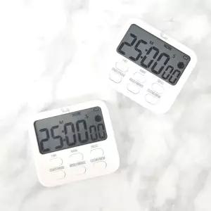 디지털 시험용 무소음 공부 타이머 주방용시계 타임워치무음 쿠킹 자석 스톱 무타이머 용전자