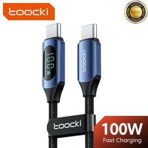 Toocki C타입 to 케이블 PD 고속 충전 USB C 디스플레이 맥북 아이패드 데이터 코드 와이어 100W
