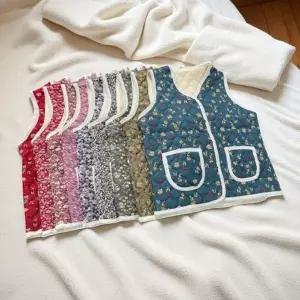 [셀러에이드]레트로 플라워데일리룩 할머니 김장조끼 촌캉스 꽃무늬 F/W