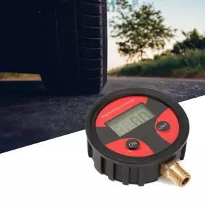 정확한 타이어 공기압 체크 다이얼계자동차공구 자전거용품 압력측정기 에어펌프 관리 휠게이지 차량 에어