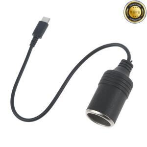 USB C PD 12V 60W 자동차 담배 라이터 소켓 여성 변환기 어댑터 코드 충전기 진공 청소기