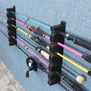 싸파 더블킬 벽걸이형 수평 로드 진열대 낚시대 스탠드 낚싯대 도구 용품 받침대 대대 대받침