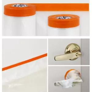 셀프페인팅 도색작업 보호비닐(150cmx20m) 마스킹 가구리폼 카바링 커버링테이프