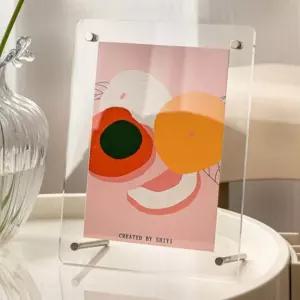 A4 투명 아크릴 상장 액자 틀 프레임 메뉴판 안내판 사업자등록증 사진