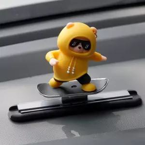 차량 악세사리 인형 장식 보드곰 C101대시보드 엘로우용품 자동차 용인형 노호혼 장식품 대시보드품 인테리