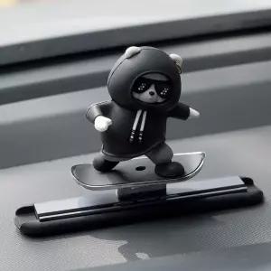 차량 악세사리 인형 장식품 보드곰 C101대시보드 블랙용품 자동차 용인형 노호혼 인테리어