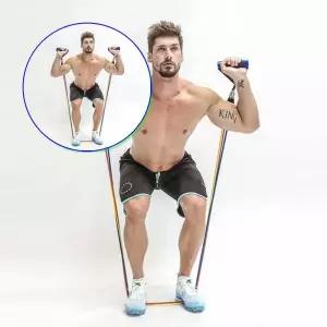 쌍문상회 튜빙밴드 헬스 어깨 스트레칭 고무 홈트력운동