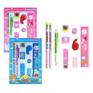 어린이 스페셜문구 9종(11개)세트학생선물 학원 교회단체 중선물 고등 초등 학원생 샤프 필기구