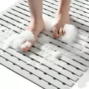 미끄럼 방지 물빠짐 욕실 매트 발매트 43x 60cm 욕실발 바닥 발판 화장실발 논슬립