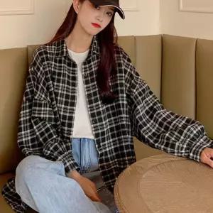 여성 박시핏 셔츠 체크 여리 스타일 오버 패턴형광티 스퀘어넥 봄티 긴팔 어린이 롱티 나시 맨투맨 여자기