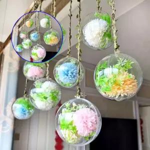 쌍문상회 감각적인 하트 투명공 아크릴볼 10cm 1P 인테리어모빌