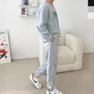 GBB SD782 남자 기모 마린 맨투맨 조거 세트레이닝복 셋트 운동 레이닝