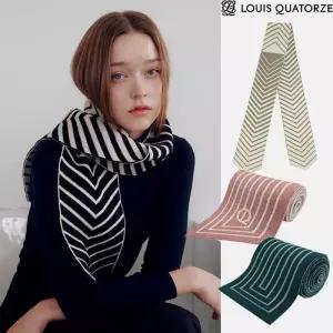 매장정품 LOUIS QUATORZE 루이까또즈 울 혼방 니트 머플러 3종택일 2DMK80347 1076882