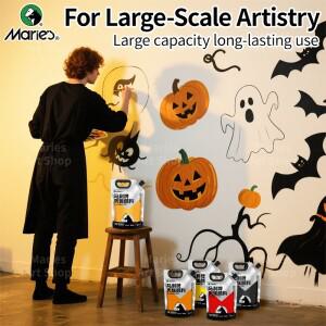 마리의 대형 벌크 아크릴 페인트(1L/33.8oz), 캔버스, 유리, 돌에 페인트, 예술가를 위한 풍부한 안료 아